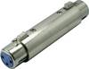 Kash XLR-Adapter XLR-Buchse - XLR-Buchse Mono Polzahl:3 1 St.