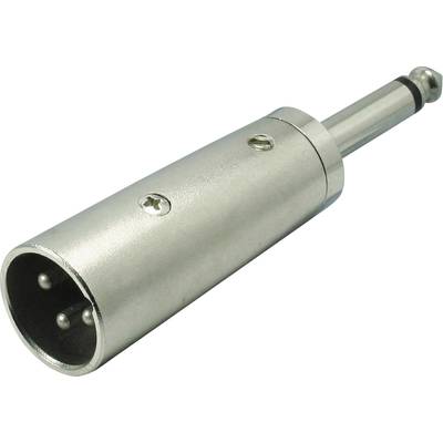 Kash  XLR-Adapter XLR-Stecker - Klinkenstecker 6.35 mm Mono Polzahl (num):3 1 St. 