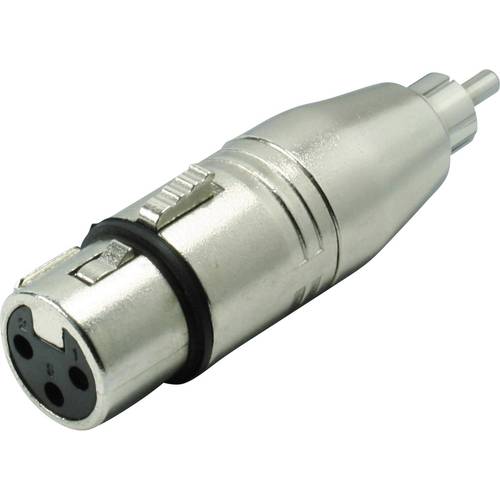 Kash XLR-Adapter XLR-Buchse - Cinch-Stecker Mono Polzahl:3 1 St.