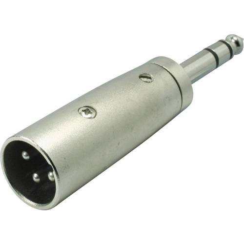 Kash XLR-Adapter XLR-Stecker - Klinkenstecker 6.35 mm Stereo Polzahl:3 1 St.