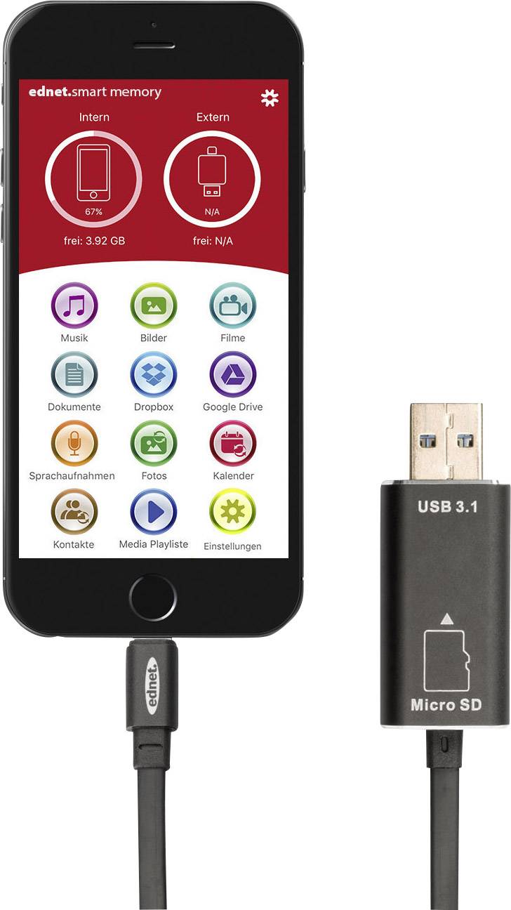 Ednet Smart Memory - Zubehör Mobiltelefone-9