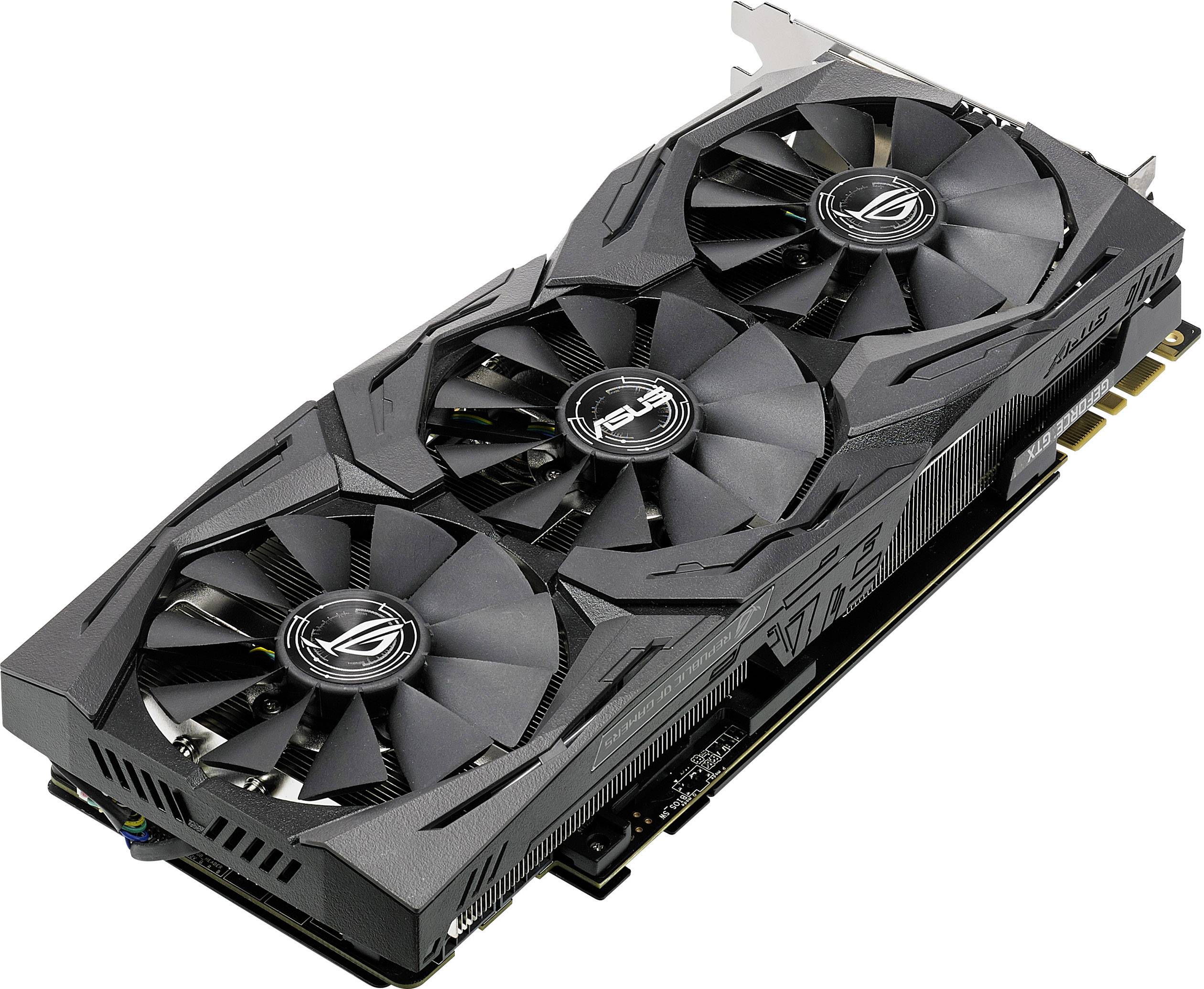 Asus Grafikkarte Nvidia GeForce GTX1080 Ti Strix Overclocked 11 GB GDDR5X-RAM PCIe x16 HDMI®, DVI, DisplayPort Übertakte-2