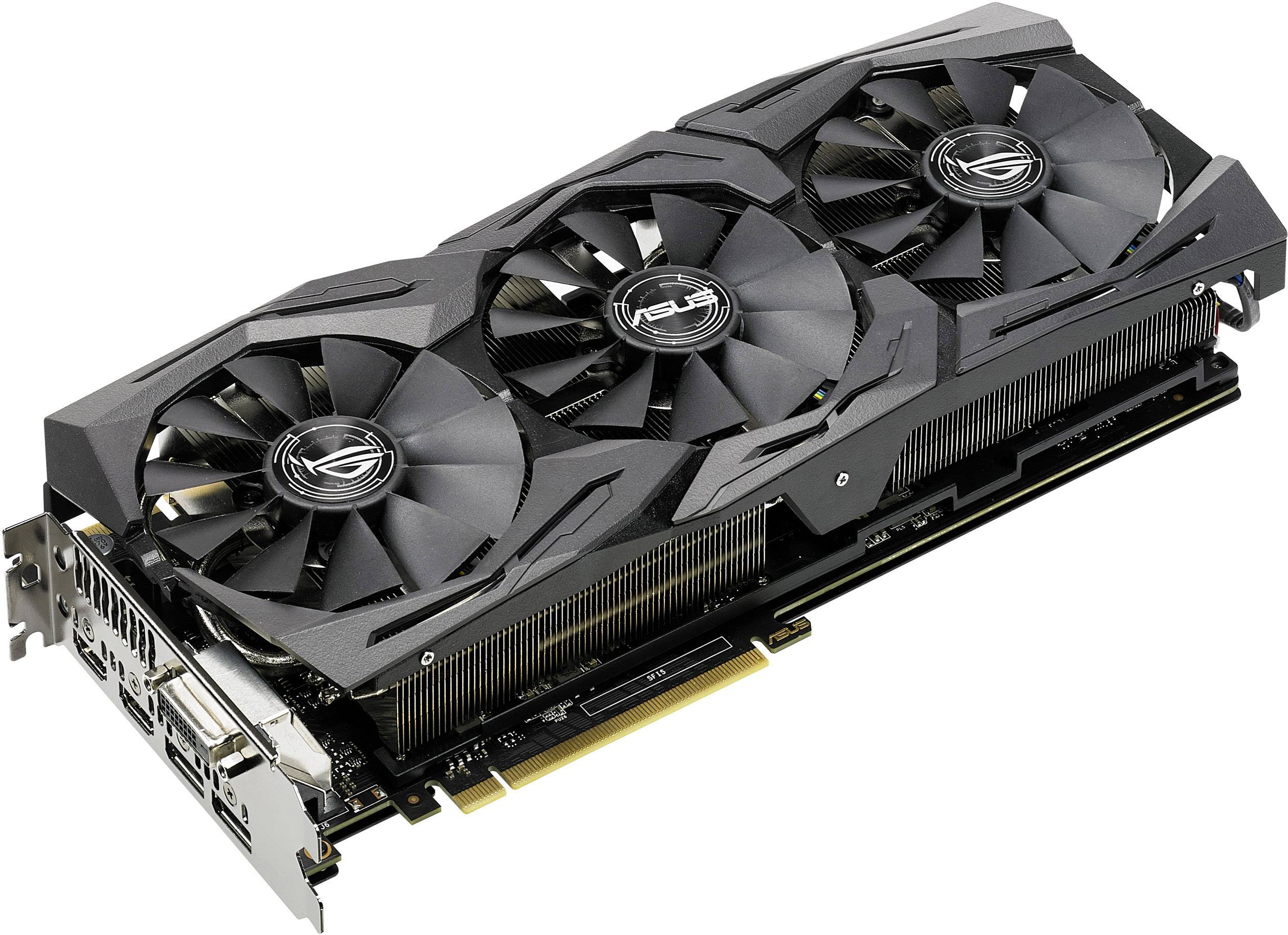 Asus Grafikkarte Nvidia GeForce GTX1080 Ti Strix Overclocked 11 GB GDDR5X-RAM PCIe x16 HDMI®, DVI, DisplayPort Übertakte-3