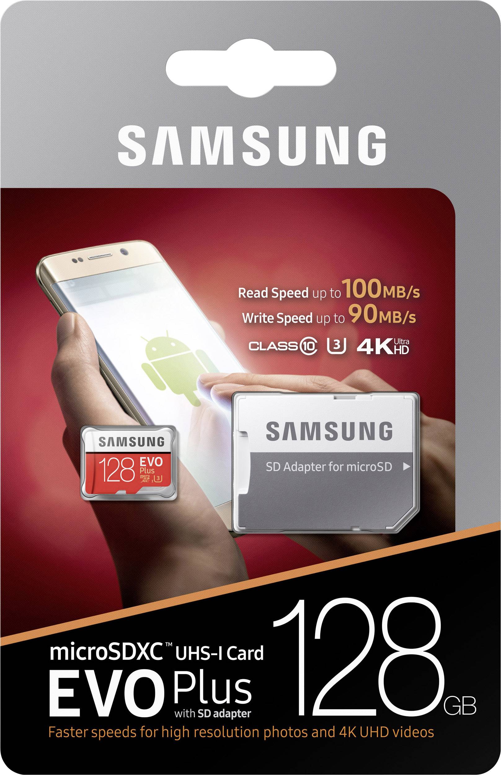 Samsung EVO Plus microSDXC-Karte 128 GB Class 10, UHS-I, UHS-Class 3 inkl. SD-Adapter-6