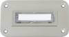 Heidemann 70142 Klingelplatte mit Namensschild 1fach Edelstahl 24 V/1 A