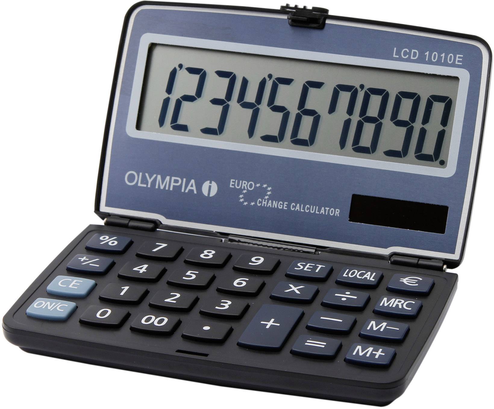 Olympia LCD 24 Clipboard Taschenrechner Schwarz Display Stellen 8 solarbetrie