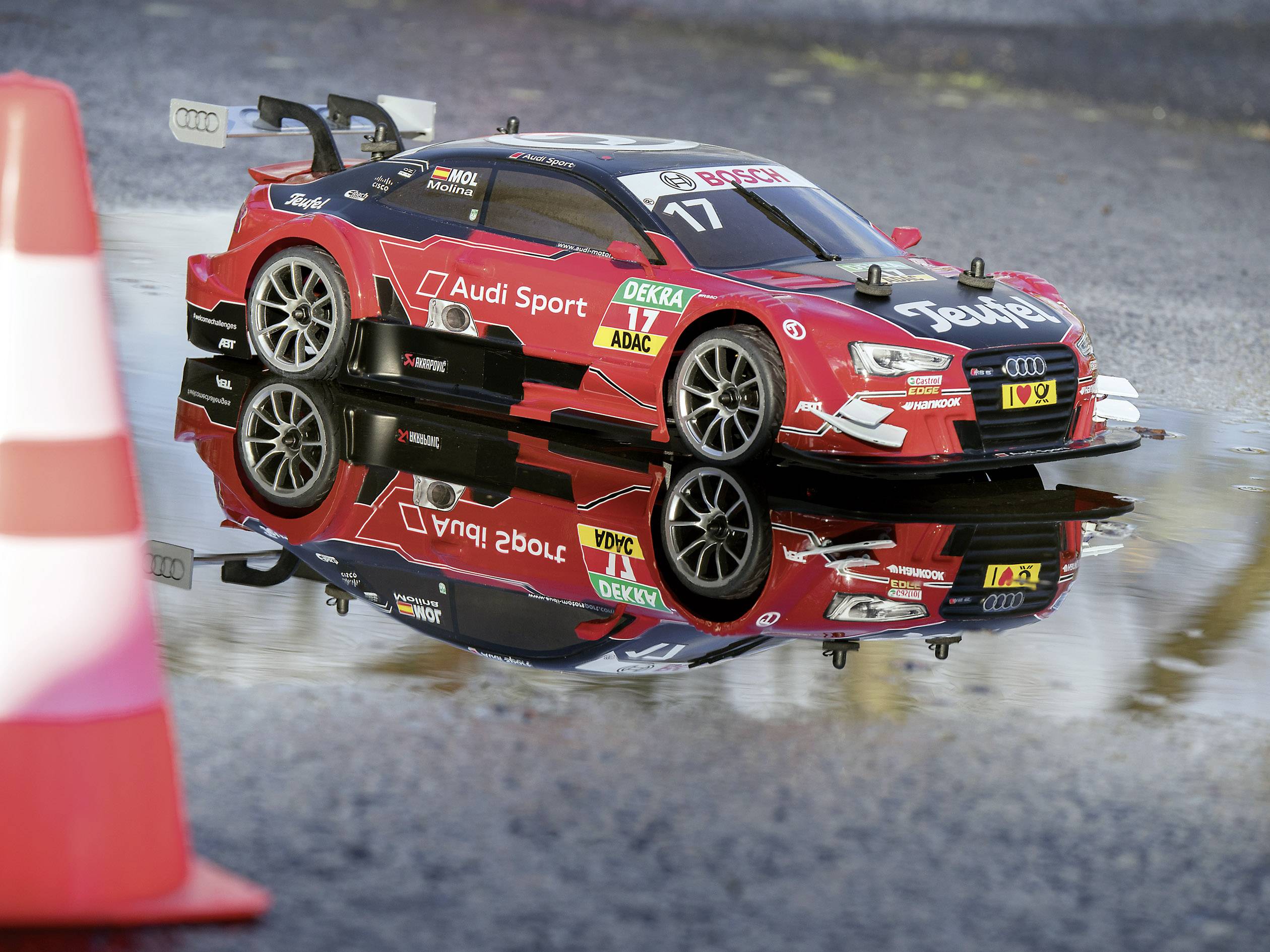 Reely TC-04 Tourenwagen Audi RS5 Brushed 1:10 RC Modellauto Elektro Straßenmodell Allradantrieb (4WD) RtR 2,4 GHz-5