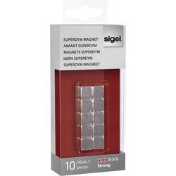Image of Sigel Magnet SuperDym C5 Strong Cube-Design (B x H x T) 10 x 10 x 10 mm Würfel Silber 10 St. GL193