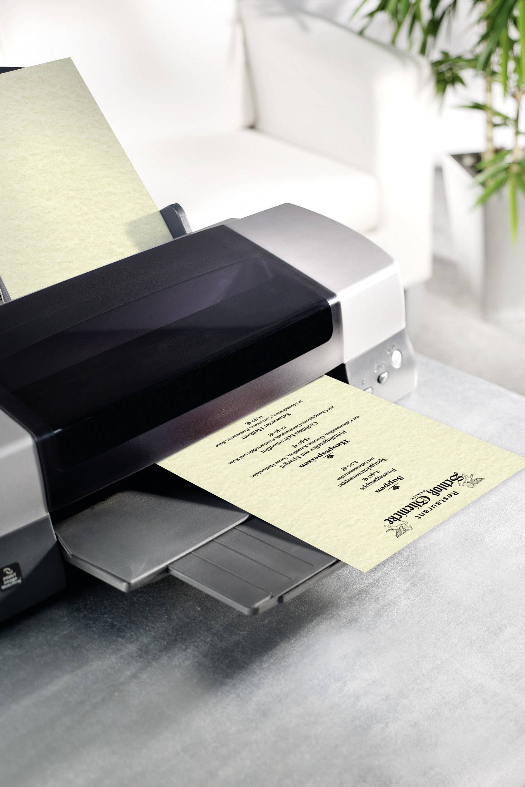 Sigel DP655 Motivpapier Pergament DIN A4 200 g/m² Champagner 50 Blatt-2