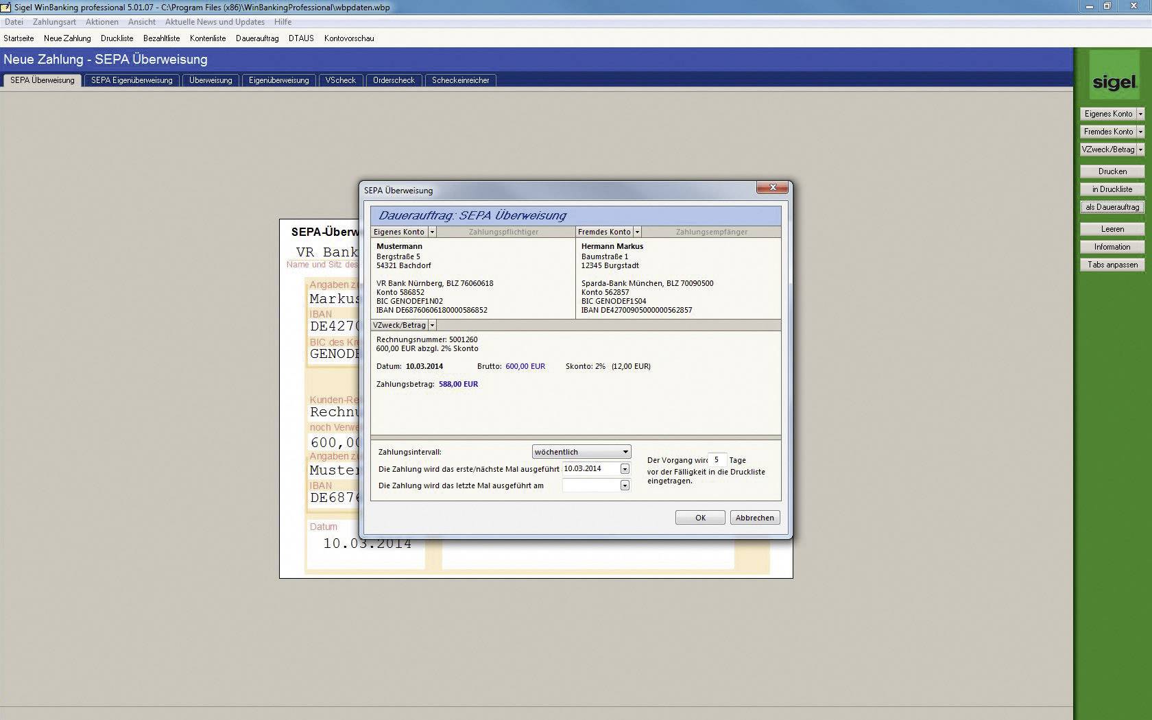 Sigel Software WinBanking Professional DIN A4 Anzahl der Blätter: 60 SW235-5