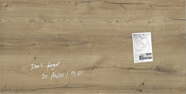 Magnetboard Artverum 910x460x15 Natural-Wood