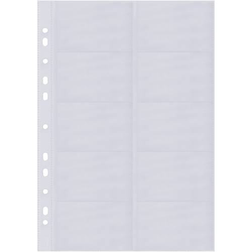 Sigel Visitenkartenhülle Visitenkartenmappe VZ351 DIN A4 max. Anzahl der Karten:200 Karten 10 St.