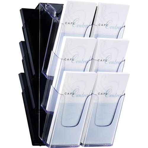 Thumbnail - Sigel LH137 Prospekthalter Acrylglas klar DIN A6, DIN lang Anzahl der Fächer 3 N/A 1 St. (B x H x T) 120 x 375 x 115 mm