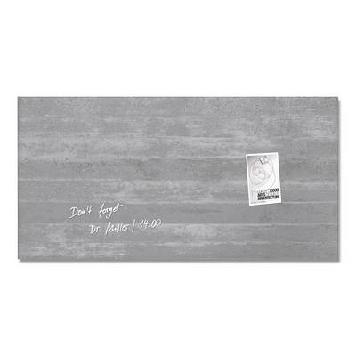 Sigel Glas-Magnetboard artverum® Beton-Optik (B x H x T) 910 x 460 x 15 mm GL148-0