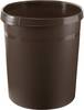 Papierkorb Grip mit Griffmulden 18 Liter braun