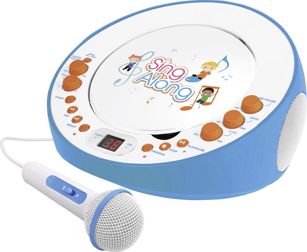 Kinder CDPlayer Dual CP 18 AUX, CD Inkl. KaraokeFunktion, Inkl