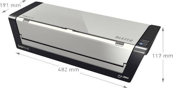 Laminiergerät System iLAM TOUCH TURBO PRO für Format DIN A3. Leitz Acco Brands | GmbH & CO. KG 48375749-4