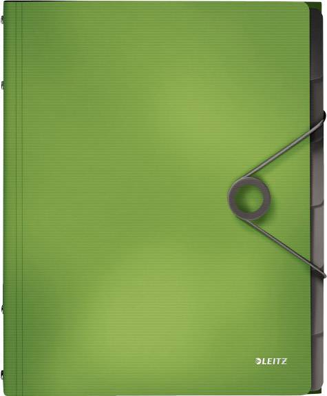 Leitz Solid Ordnungsmappe, 6 Fächer, Hellgrün-0