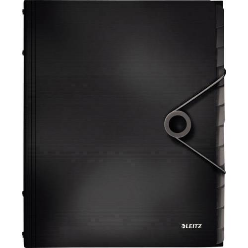 Leitz 4570-10-95 Ordnungsmappe Schwarz DIN A4 Polypropylen Anzahl der Fächer: 12
