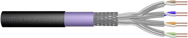 Digitus DK-1741-VH-1-OD Netzwerkkabel CAT 7 S/FTP 0.25 mm² Schwarz (RAL 9005) 100 m