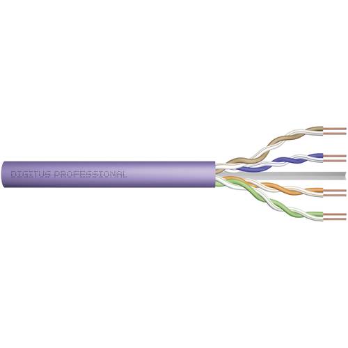 Digitus DK-1613-VH-1 Netzwerkkabel CAT 6 U/UTP 4 x 2 x 0.25 mm² Violett 100 m