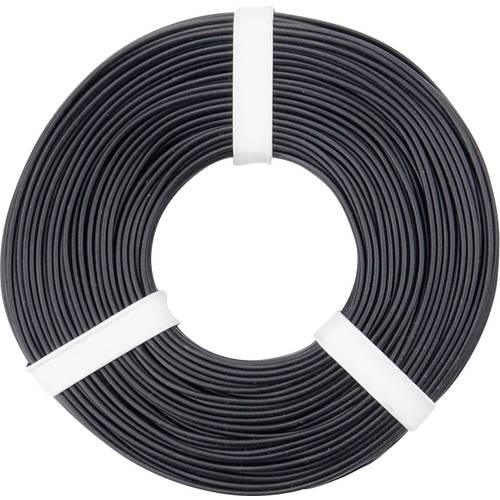Donau Elektronik 125-051 Litze 1 x 0.25 mm² Schwarz 50 m