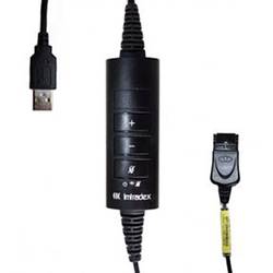Image of Imtradex AK-4 USB DEX-QD Telefon-Headset-Kabel Schwarz
