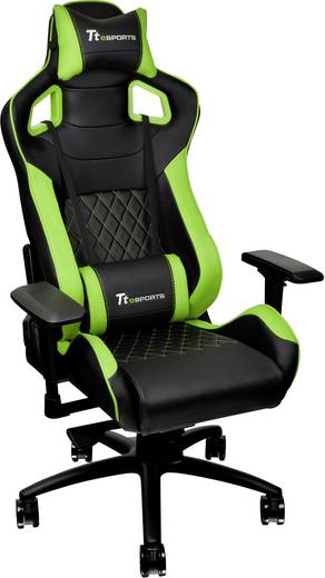 Gaming-Stuhl TT eSports Schwarz, Grün kaufen