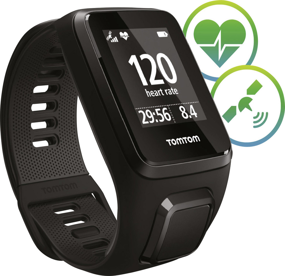 FitnessTracker TomTom Sports Spark 3 Cardio GPS S Schwarz