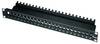 Telegärtner 100021497 24 Port Netzwerk-Patchpanel 483 mm (19") CAT 6a 1 HE Schwarz Unbestückt