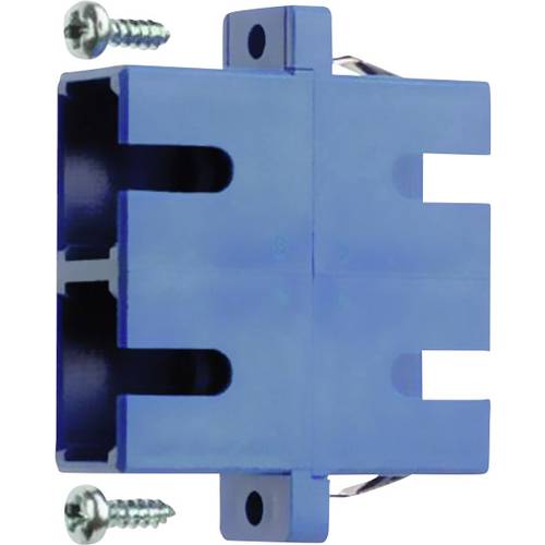 TELEGÄRTNER SC Duplex Kupplung, MM, Keramikhülse, Kunststoffgehäuse, erikaviolett