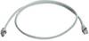 Telegärtner 100009350 RJ45 Patchkabel CAT 5e F/UTP 25.00 m Grau Flammwidrig, mit Rastnasenschutz 25 m