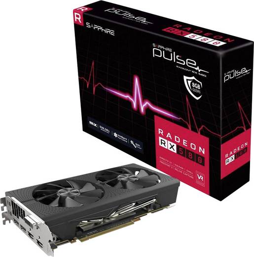 Grafikkarte Sapphire AMD Radeon RX 580 Pulse 8 GB GDDR5 ...
