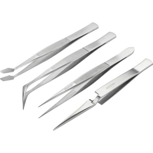 Basetech BT-2108046 Pinzetten-Set 4teilig