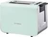 Bosch Haushalt TAT8612 Toaster mit eingebautem Brötchenaufsatz Hellgrün, Edelstahl