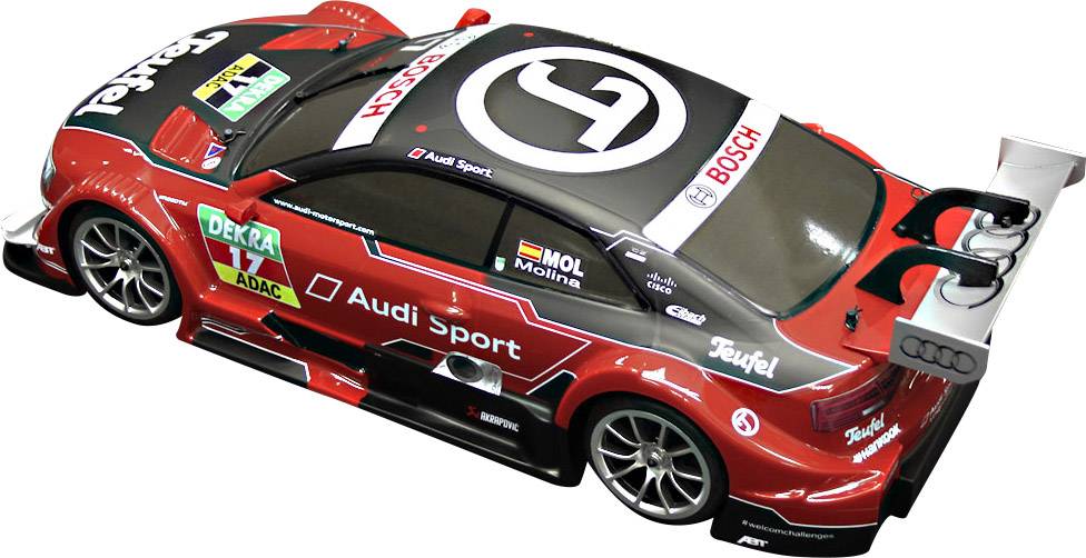 Reely TC-04 Tourenwagen Audi RS5 Brushed 1:10 RC Modellauto Elektro Straßenmodell Allradantrieb (4WD) RtR 2,4 GHz-6