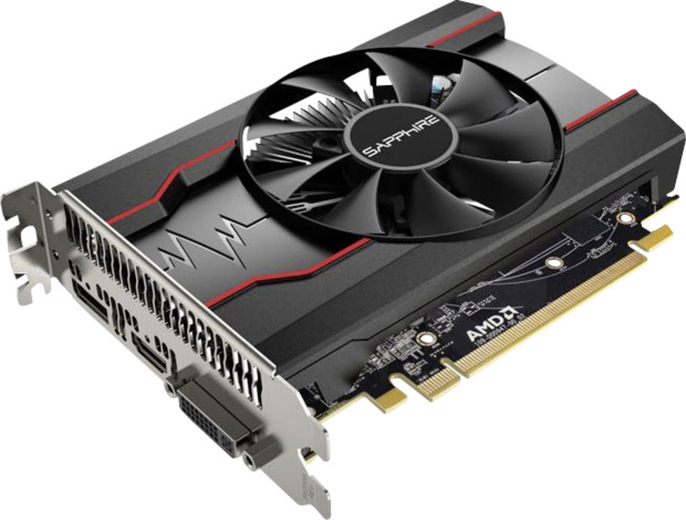 Sapphire Grafikkarte AMD Radeon RX 550 Pulse 2 GB GDDR5-RAM PCIe x16 ...