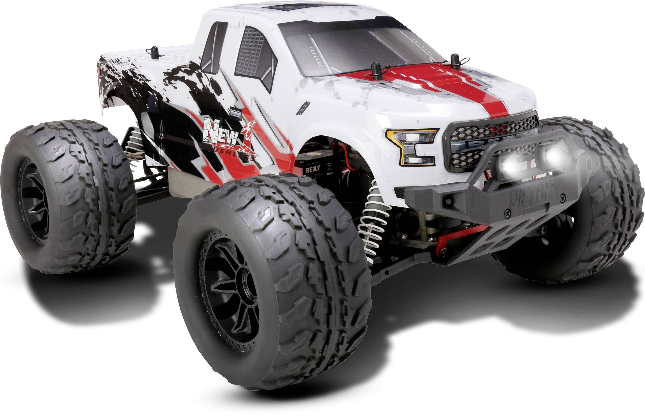Reely NEW1 Brushless 1:10 RC Modellauto Elektro Monstertruck Allradantrieb (4WD) 100% RtR 2,4 GHz inkl. Akku, Ladegerät -15