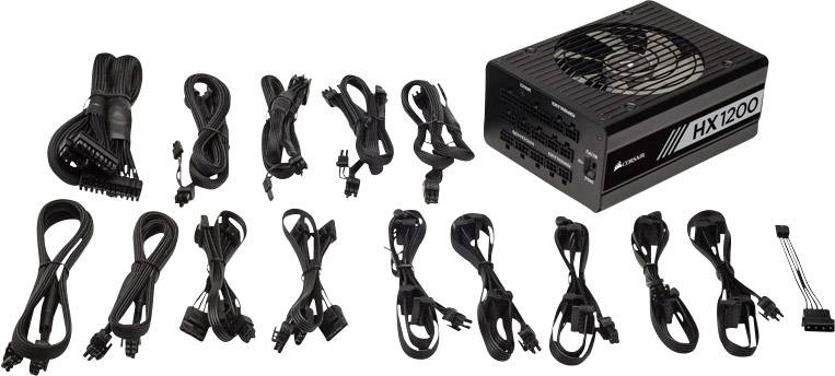 CORSAIR HX Series HX1200 - Netzteil (intern) - ATX12V 2.4/ EPS12V 2.92 - 80 PLUS Platinum - Wechselstrom 100-240 V - 120-4