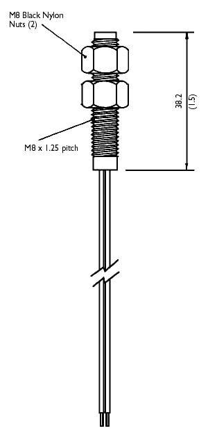 TE CONNECTIVITY Sensor PS811 Reed-Kontakt 1 Schließer 100 V/DC, 250 V/AC 1 A 10 W