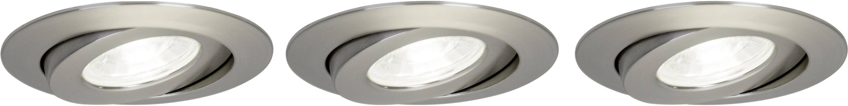 Brilliant G94683/13 Nodus LED-Bad-Einbauleuchte 3er Set 12 W Neutral