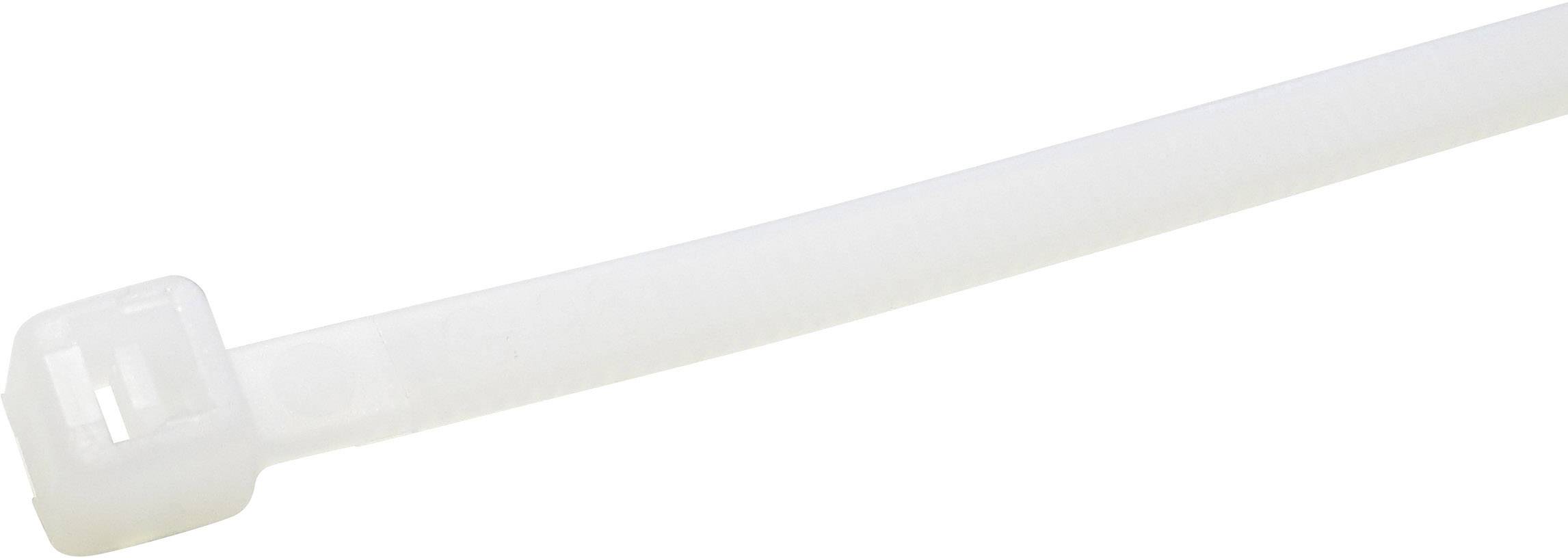 Stahovací pásky WKK 5300 5300, 100 mm, přírodní, 100 ks