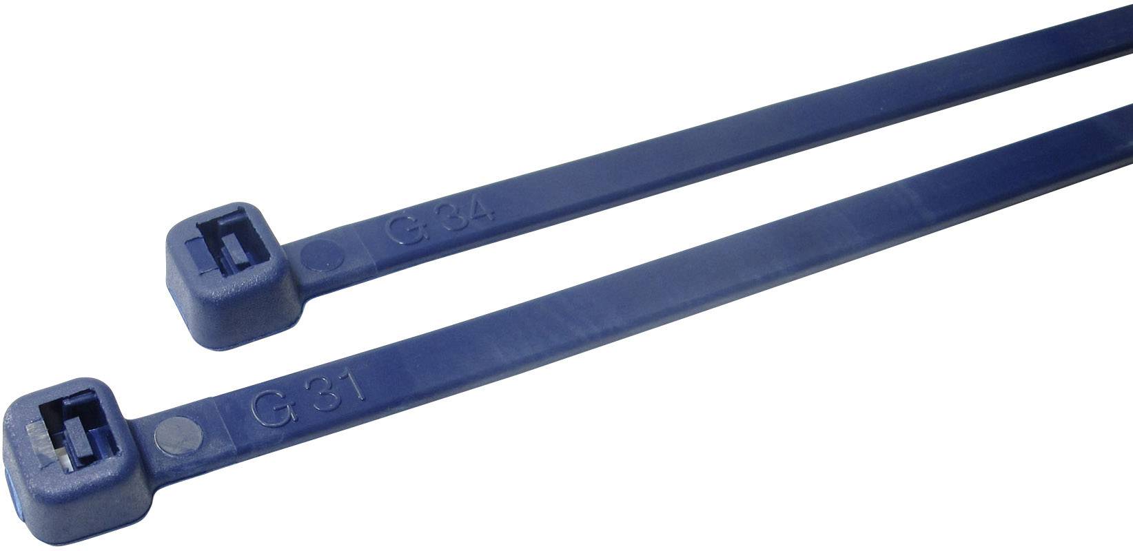 Stahovací pásky WKK 5593 5593, 100 mm, modrá, 1 ks