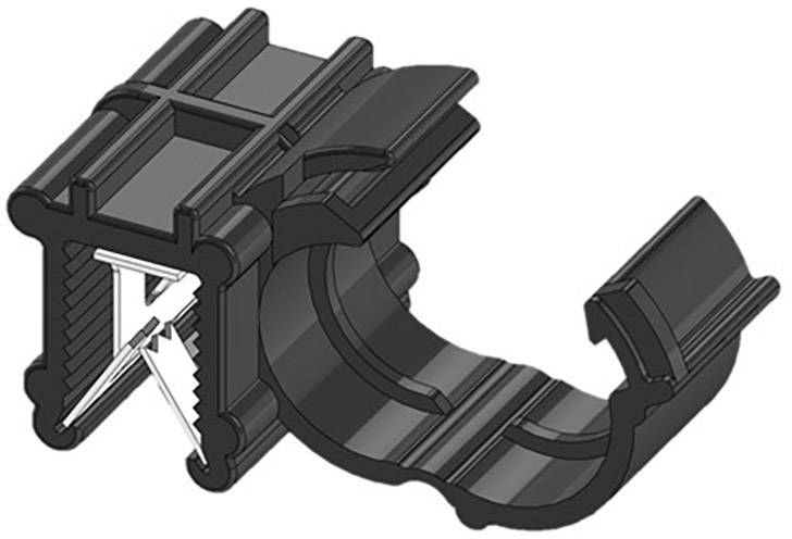 WKK ART005917 Kantenclip steckbar Bündel-Ø (Fest)=10 mm hitzestabilisiert