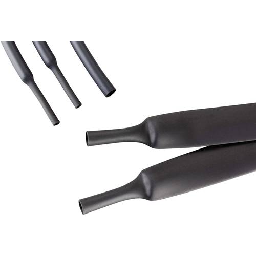 Hongshang HRA2 200/65 Schrumpfschlauch mit Kleber Schwarz 200 mm 65 mm Schrumpfrate:4:1 1.22 m