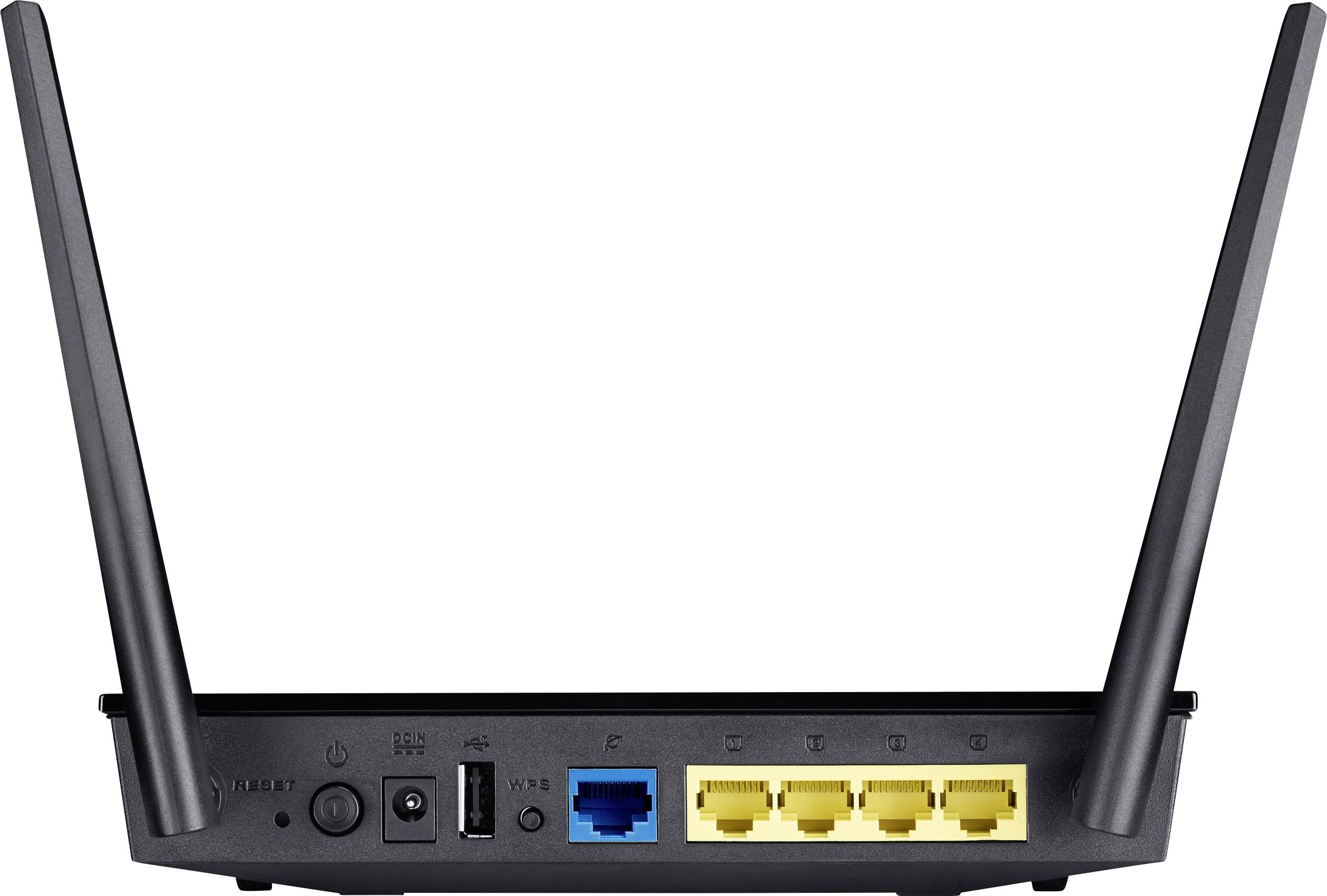 ASUS RT-AC52U B1 - Wireless Router - 4-Port-Switch - GigE - 802.11a/b/g/n/ac - Dual-Band-10