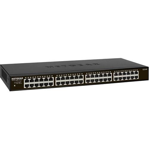 Thumbnail - NETGEAR SOHO GS348 - Switch - unmanaged - 48 x 10/100/1000
