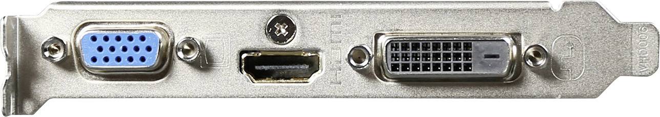 Gigabyte Grafikkarte Nvidia GeForce GT710 2 GB DDR3-RAM HDMI®, DVI, VGA Low Profile-3