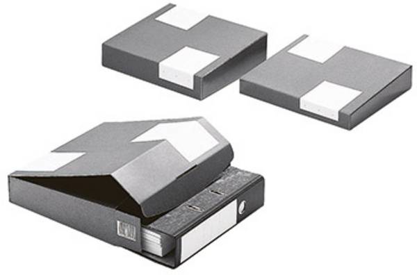 Colompac Ordnerversandkarton 1554022 Wellpappe DIN A4 Anthrazit