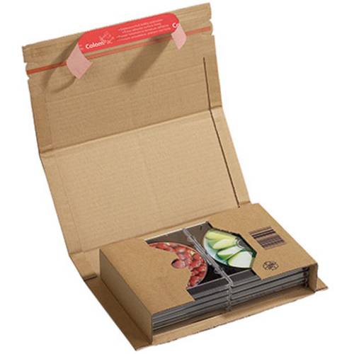 Colompac Versandkarton 1554027 Wellpappe DIN A5+ Braun